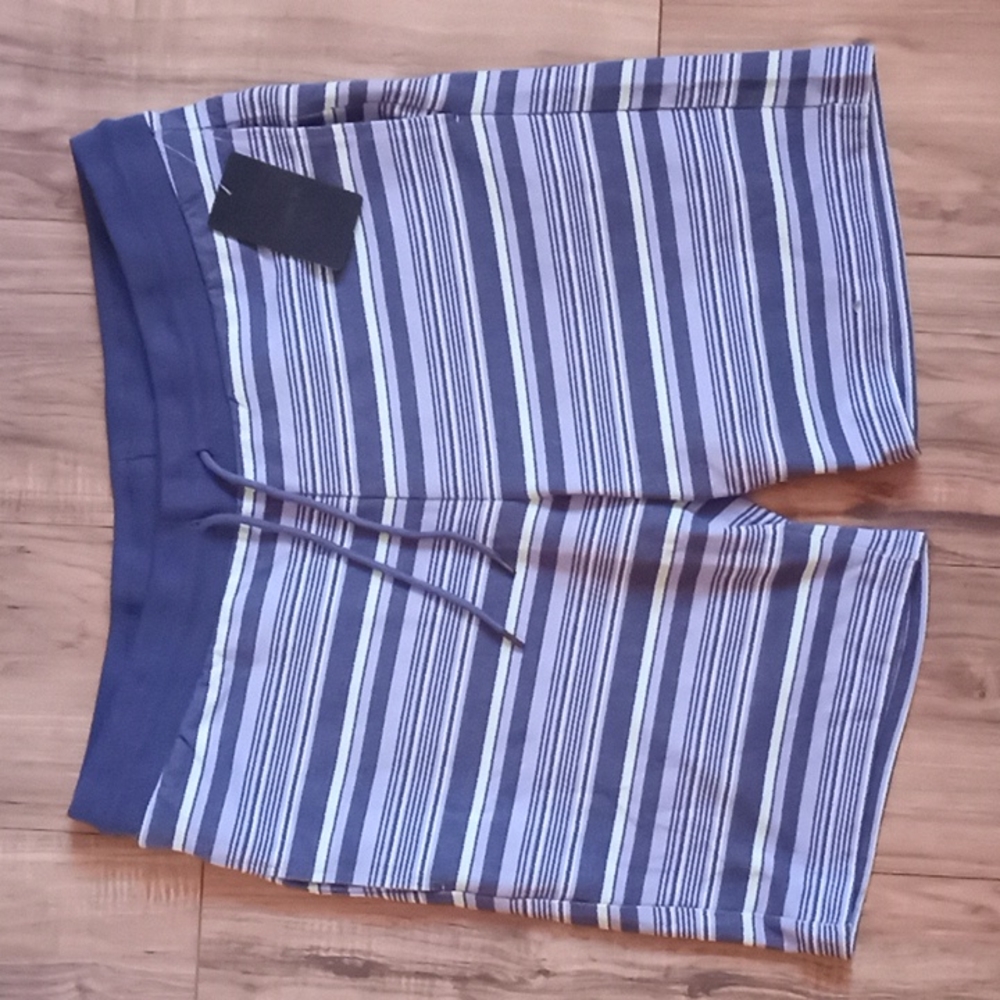 Hurley Coastal Dunes French Terry Knit Shorts Mens Size Large  Blue